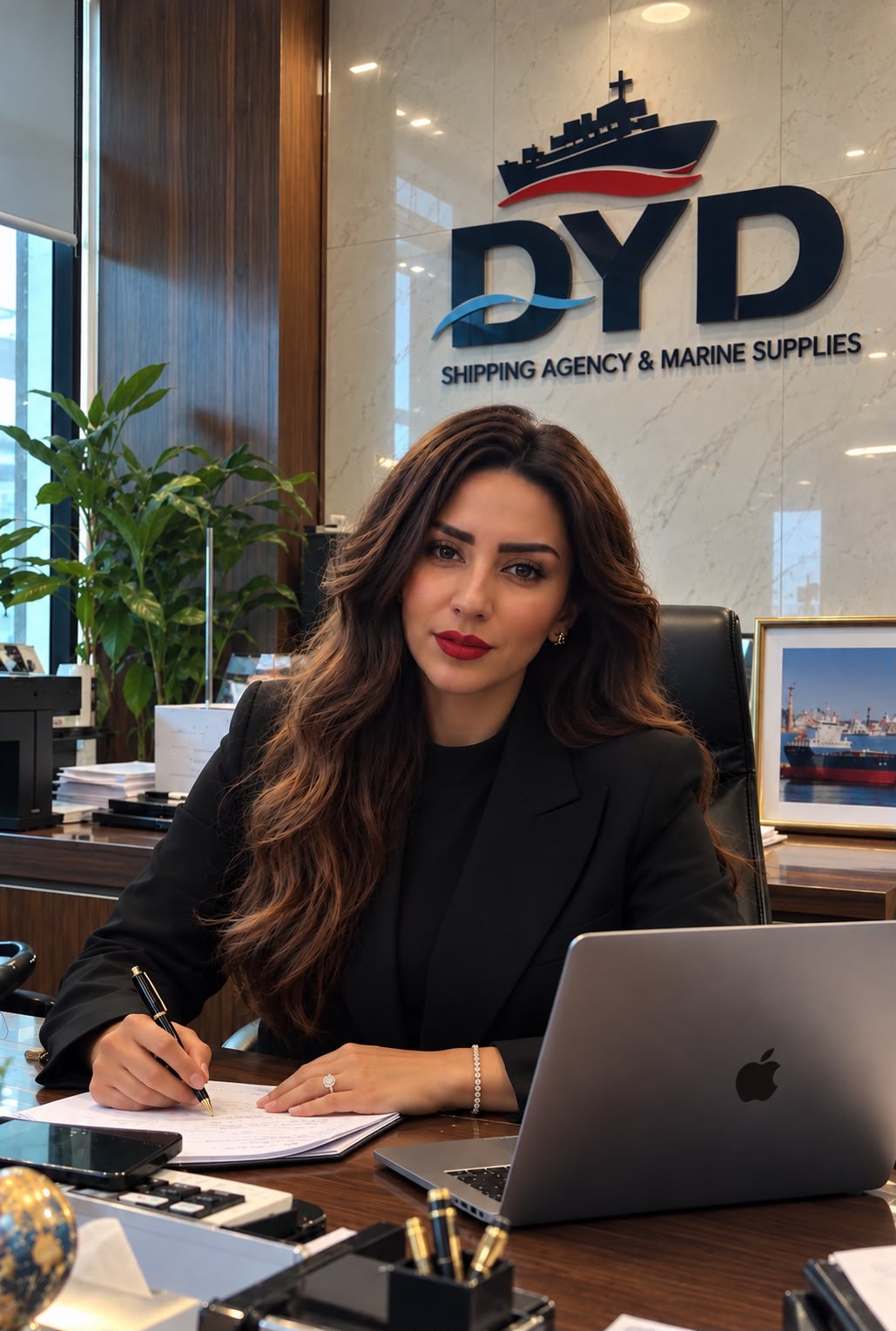 Mrs. Khadija Y. Dahroug - Managing Director of DYD Shipping Agency & Marine Supplies