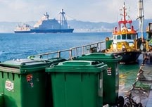 MARPOL Compliant Sludge and Waste Collection Barge at Egyptian Port